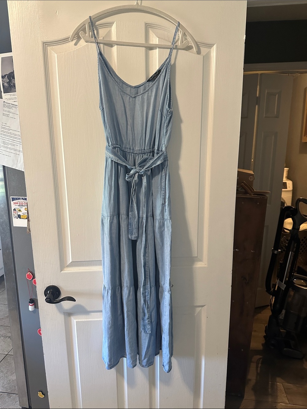 VELVET HEART Soft Cotton Denim Dress